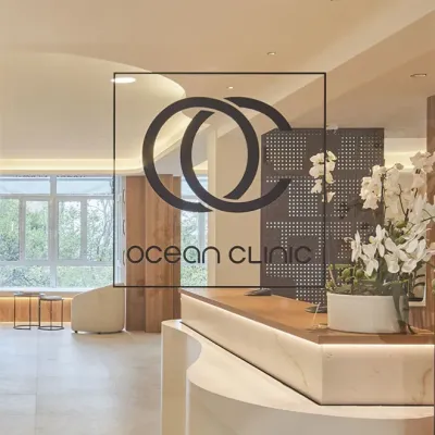 Reception and entrance area of Ocean Clinic Marbella