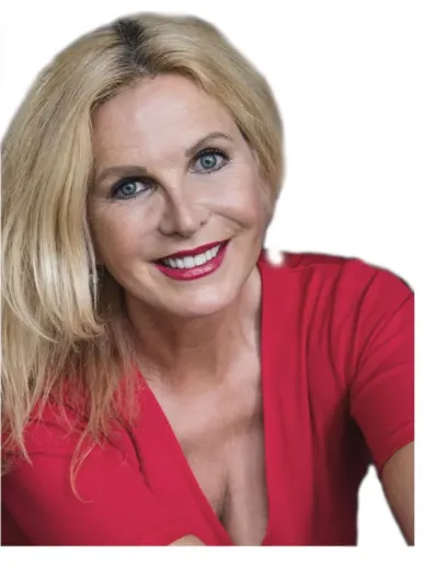 Friendly middle-aged woman with a natural facial expression