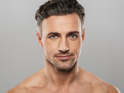 Men suffer from the heavy sagging eyelids, eye bags and wrinkles | Male Plastic Surgery Marbella